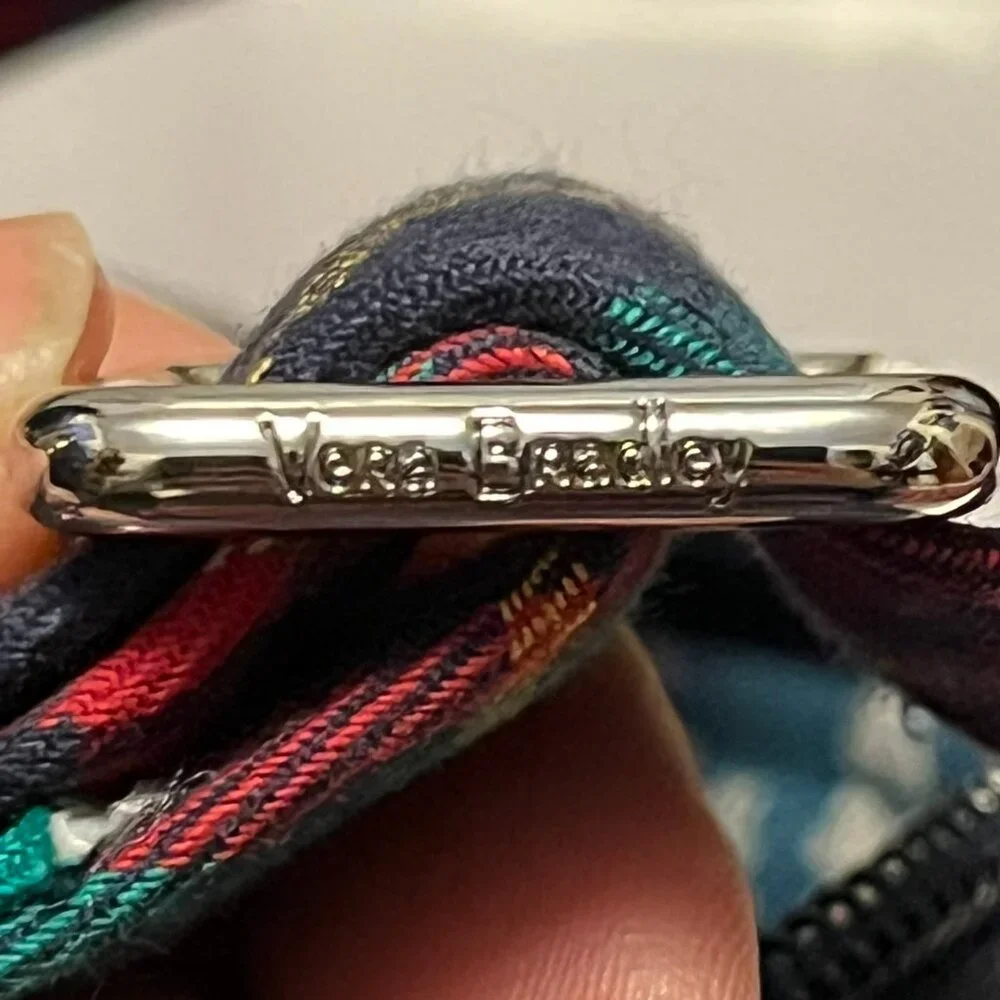 Vera Bradley Tartan Plaid Bucket Crossbody / Shoulder Bag - Picture 11 of 15